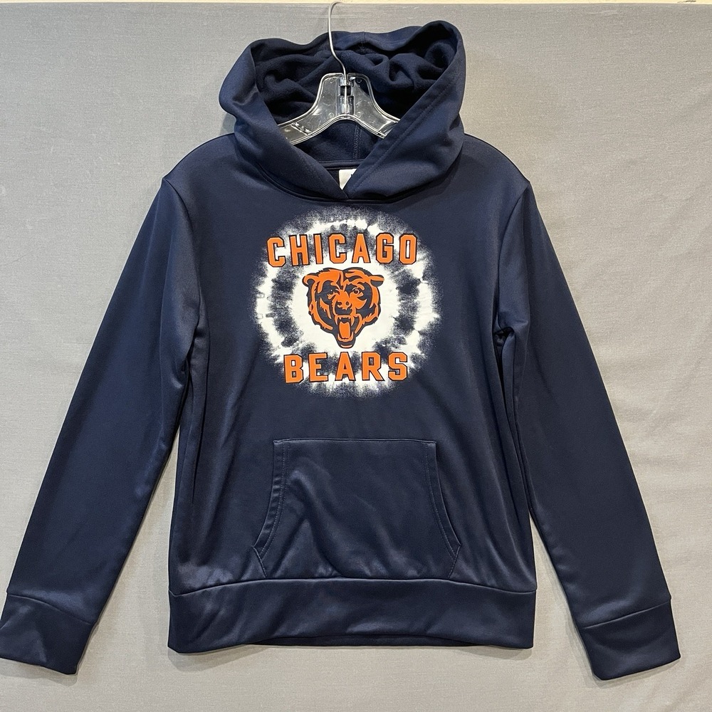 Chicago Bears Hoodie Girls XL 14-16‎ Blue NFL Football Hooded Sweatshirt